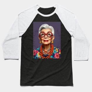 Iris Apfel Baseball T-Shirt